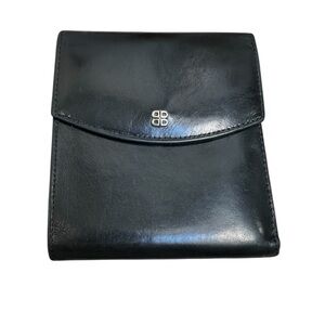 Bosca Black Leather Card Holder